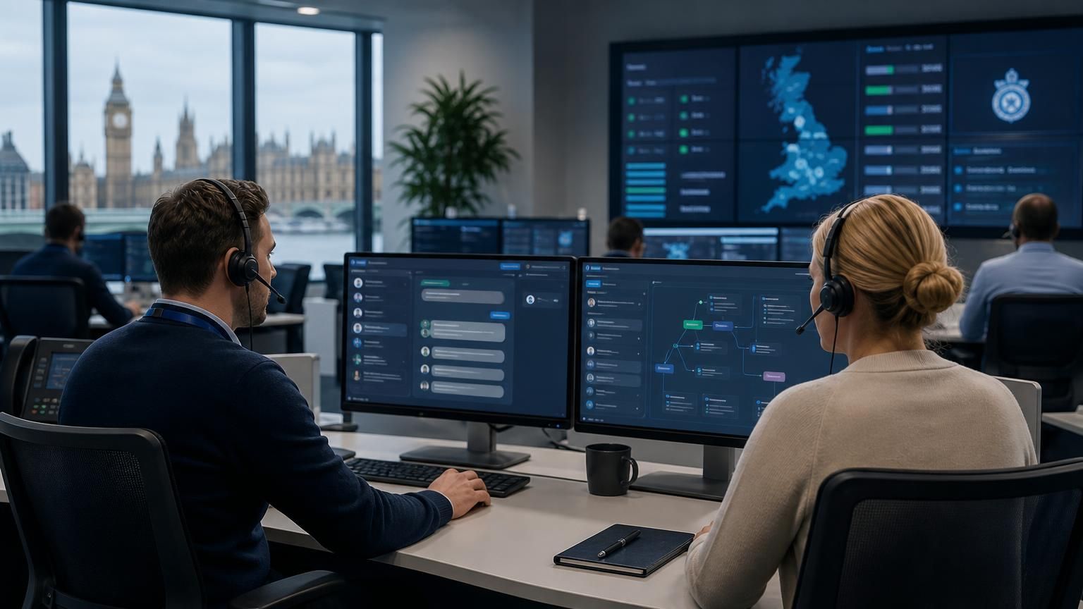 Turning live chat into a UK‑hosted strategic support channel using hybrid AI that routes, explains and hands off cases to humans