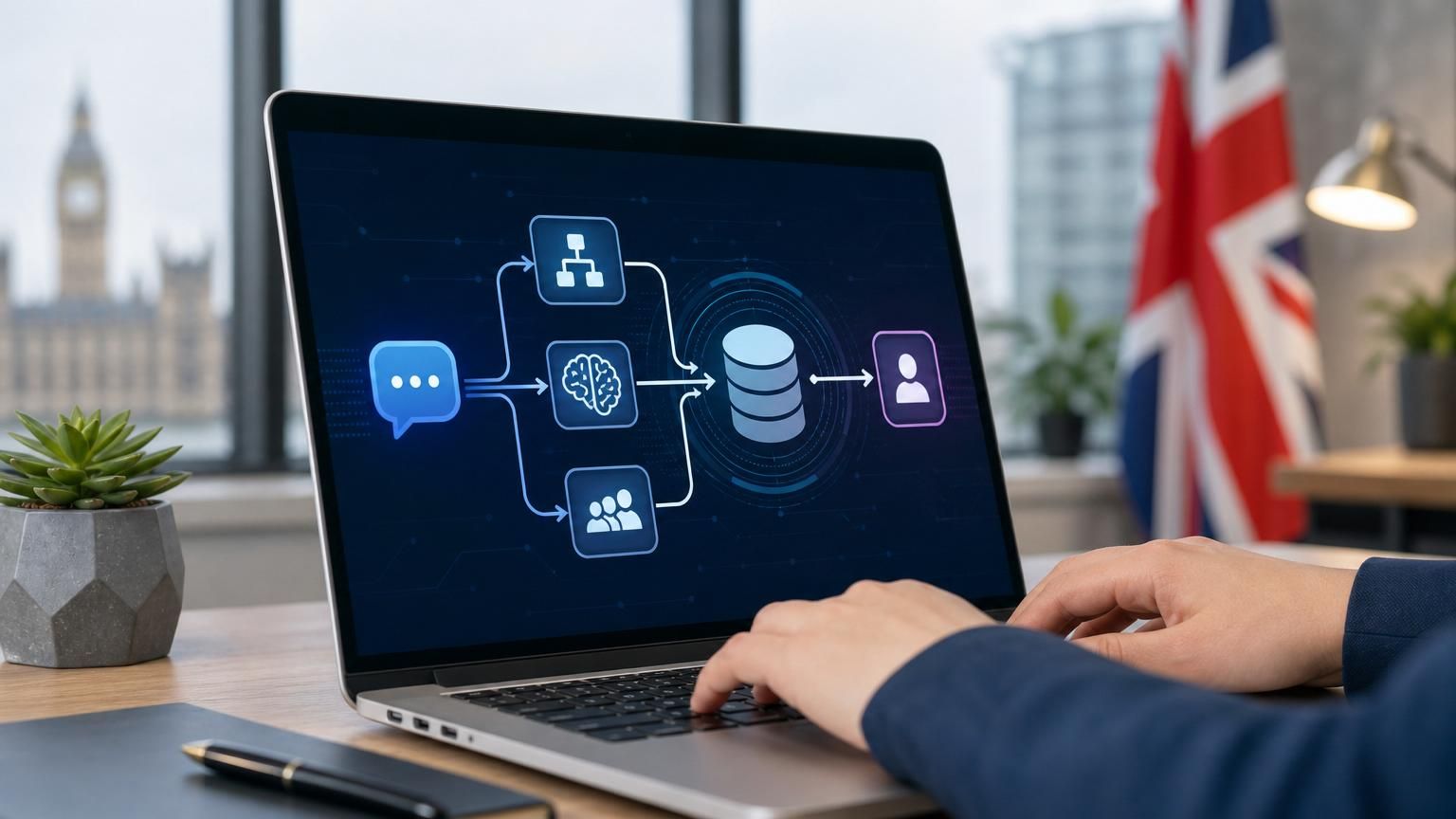 Hybrid AI 'shift-left' for UK support: converting live chat into structured, compliant case records with RAG-powered agent guidance